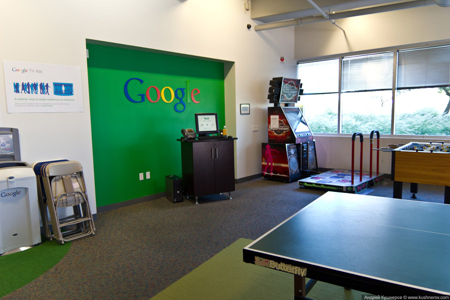 Googleplex - кампус Google в Mountain View, California