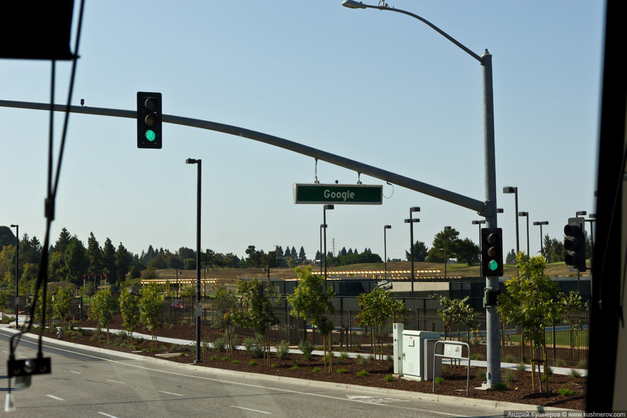 Googleplex - кампус Google в Mountain View, California