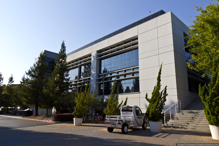 Googleplex - кампус Google в Mountain View, California