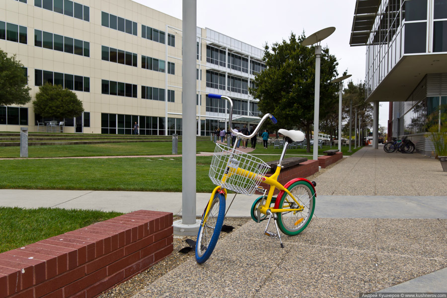 Googleplex - кампус Google в Mountain View, California