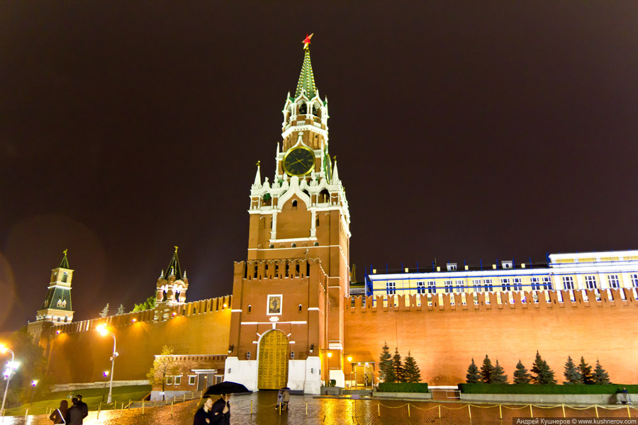 Дождливая Москва - Красная Площадь