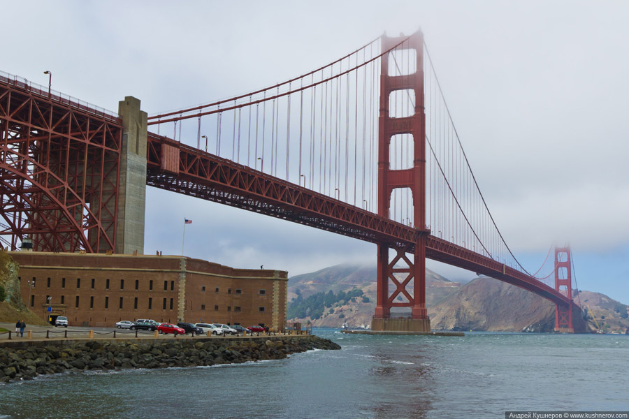 Сан-Франциско - Мост "Золотые Ворота"