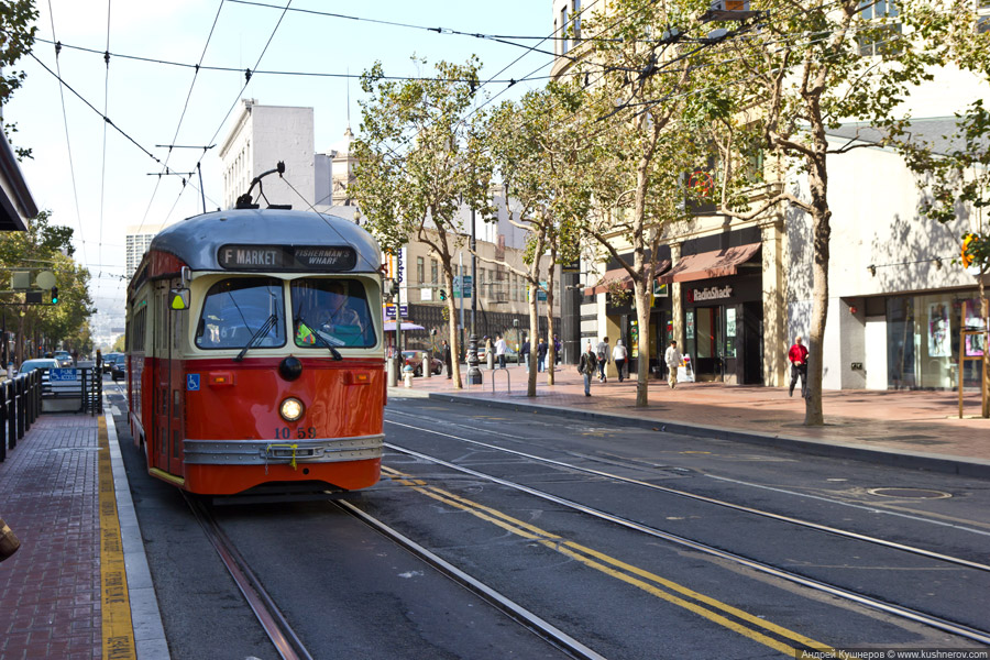 Сан-Франциско - Трамвайная линия F