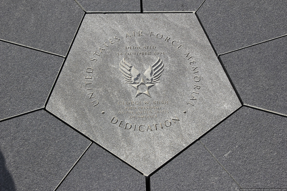 Арлингтон, Вирджиния. Монумент посвящённый военно-воздушным силам