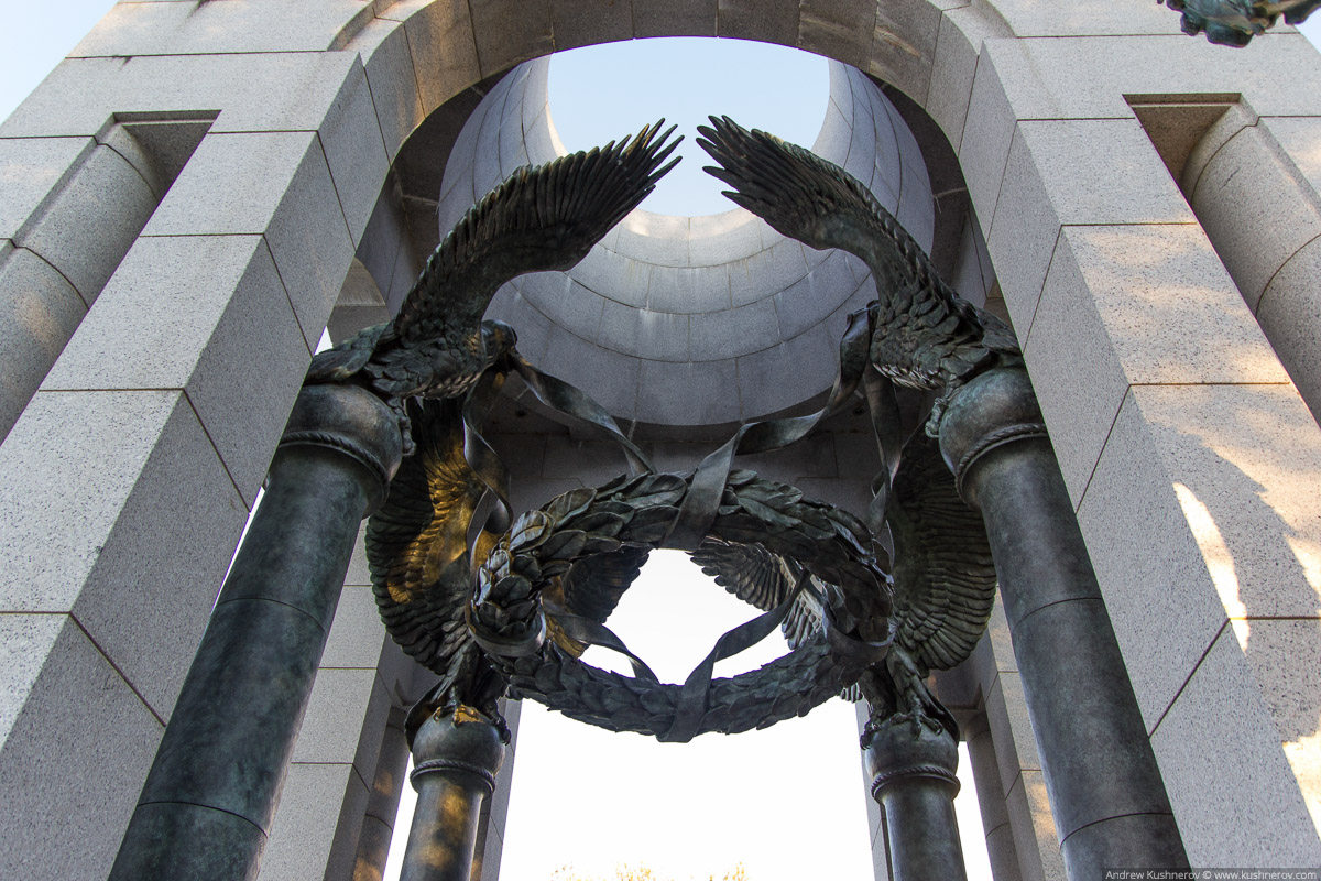 Вашингтон, округ Колумбия. Мемориал второй мировой войны